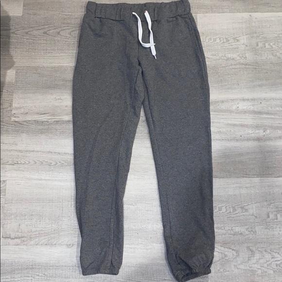 NWOT Dark Grey Drawstring Joggers - Picture 2 of 5
